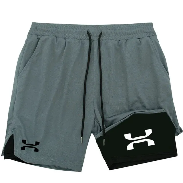 Mens 2in1 Quick Dry Running Shorts from Under Armor