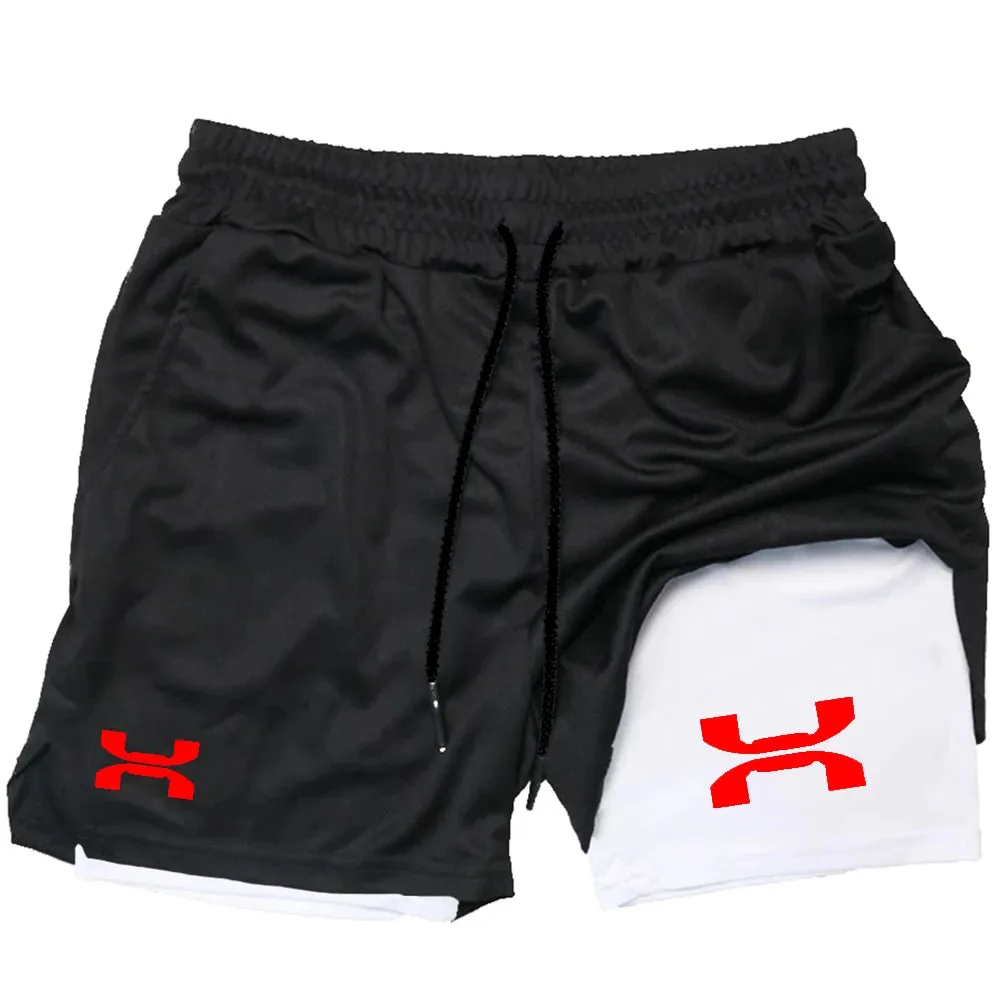 Mens 2in1 Quick Dry Running Shorts from Under Armor