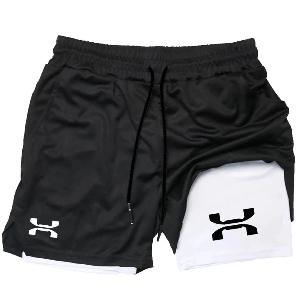 Mens 2in1 Quick Dry Running Shorts from Under Armor