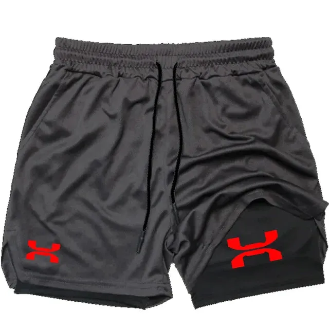 Mens 2in1 Quick Dry Running Shorts from Under Armor