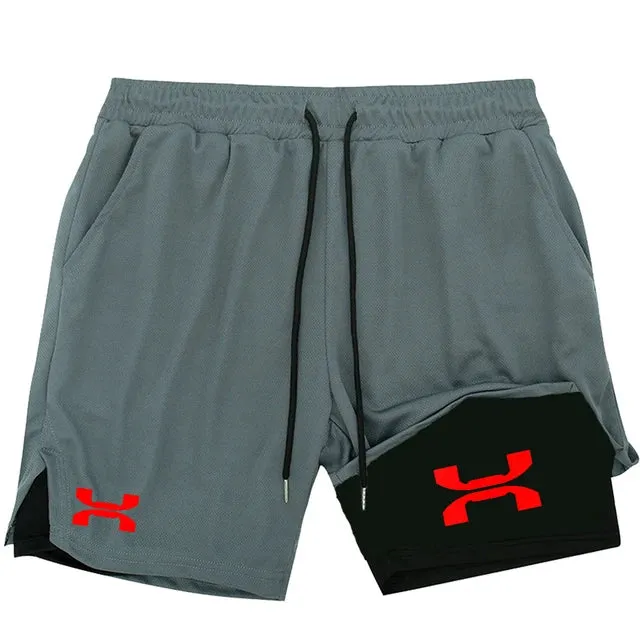 Mens 2in1 Quick Dry Running Shorts from Under Armor