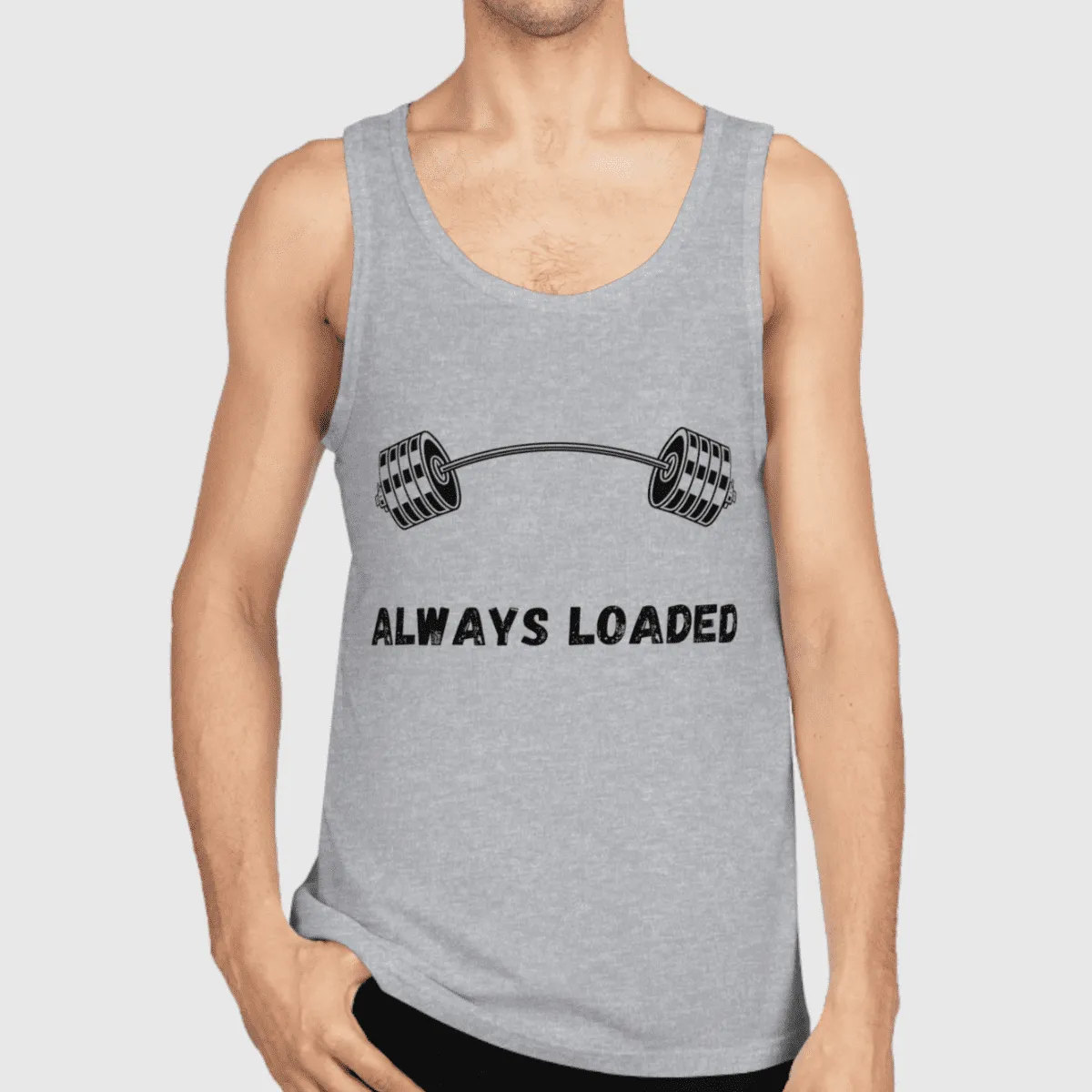 Men's Cotton Weight Training Tank Top