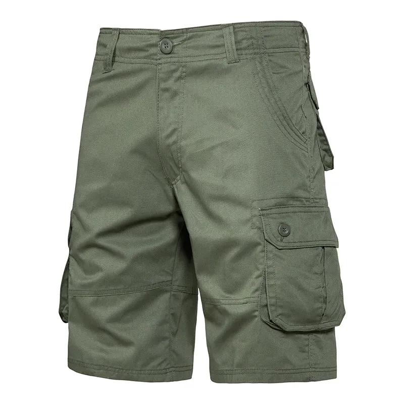 Men's Large Size Multi-Pocket Summer Shorts