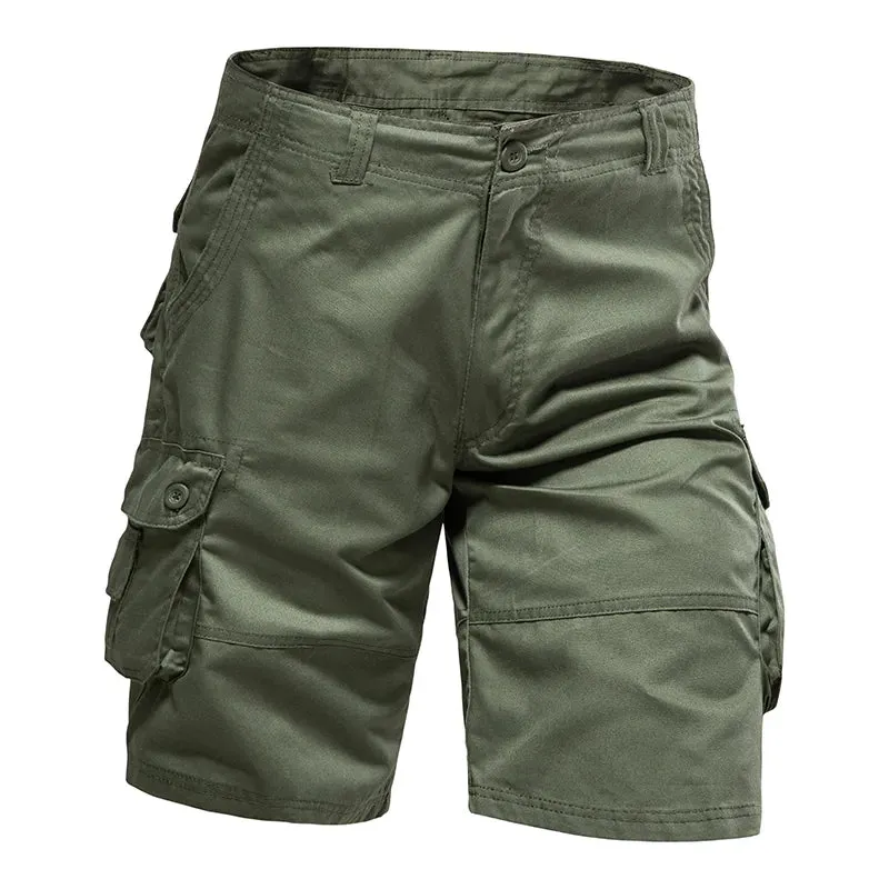 Men's Large Size Multi-Pocket Summer Shorts
