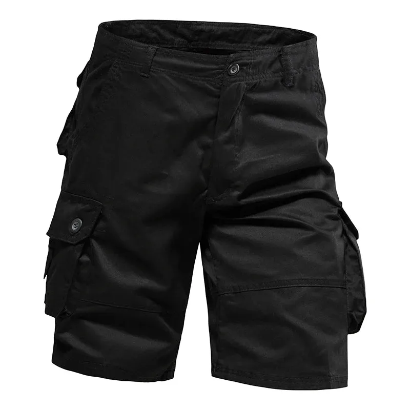Men's Large Size Multi-Pocket Summer Shorts