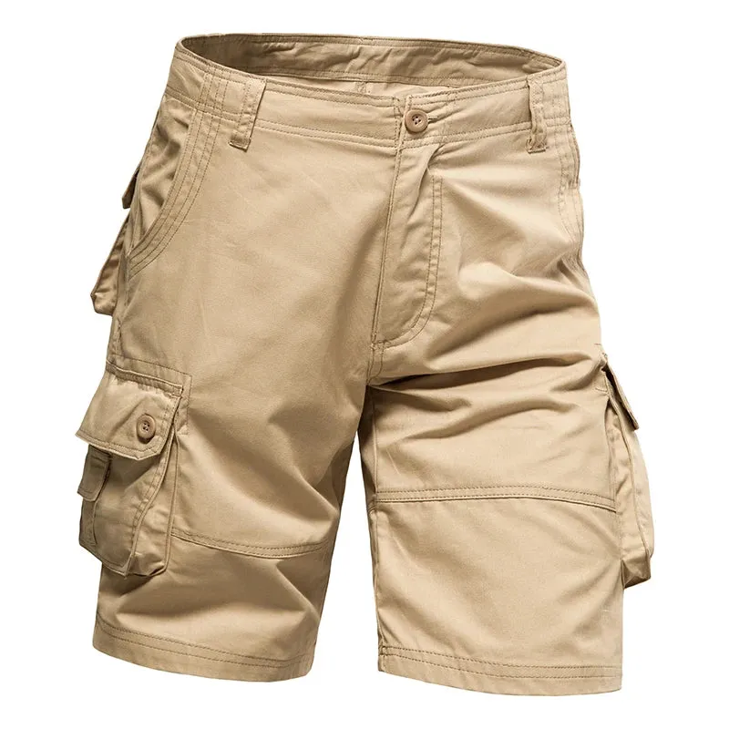 Men's Large Size Multi-Pocket Summer Shorts