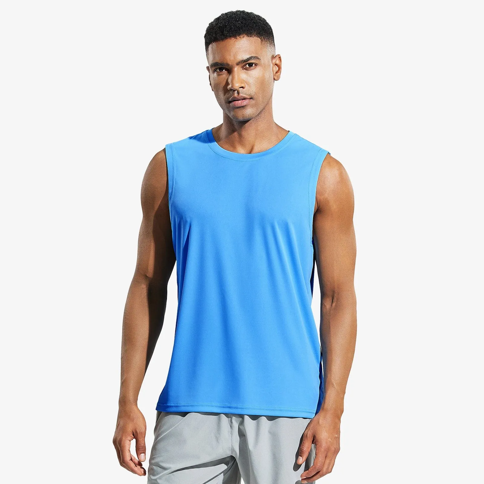 Men's Lightweight UPF 50  Sun Shirts Quick Dry Tank Tops