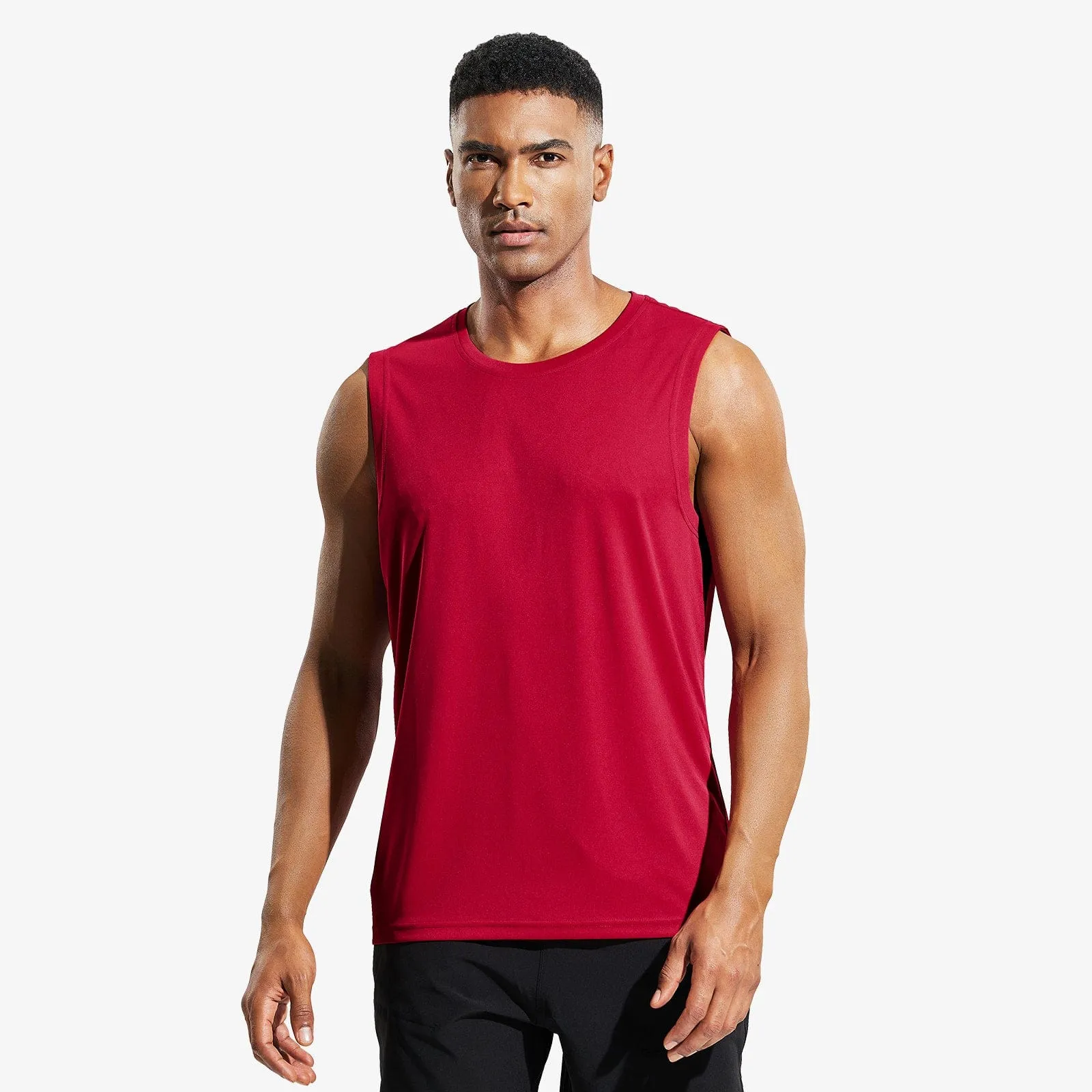 Men's Lightweight UPF 50  Sun Shirts Quick Dry Tank Tops
