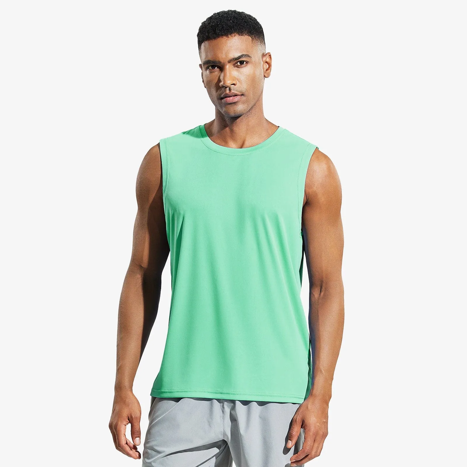 Men's Lightweight UPF 50  Sun Shirts Quick Dry Tank Tops