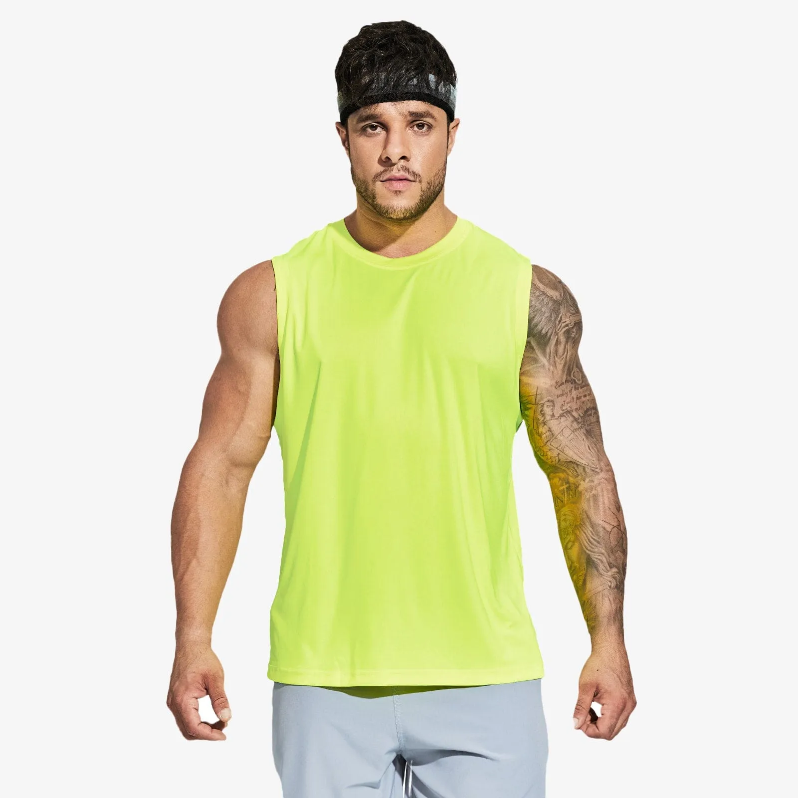 Men's Lightweight UPF 50  Sun Shirts Quick Dry Tank Tops