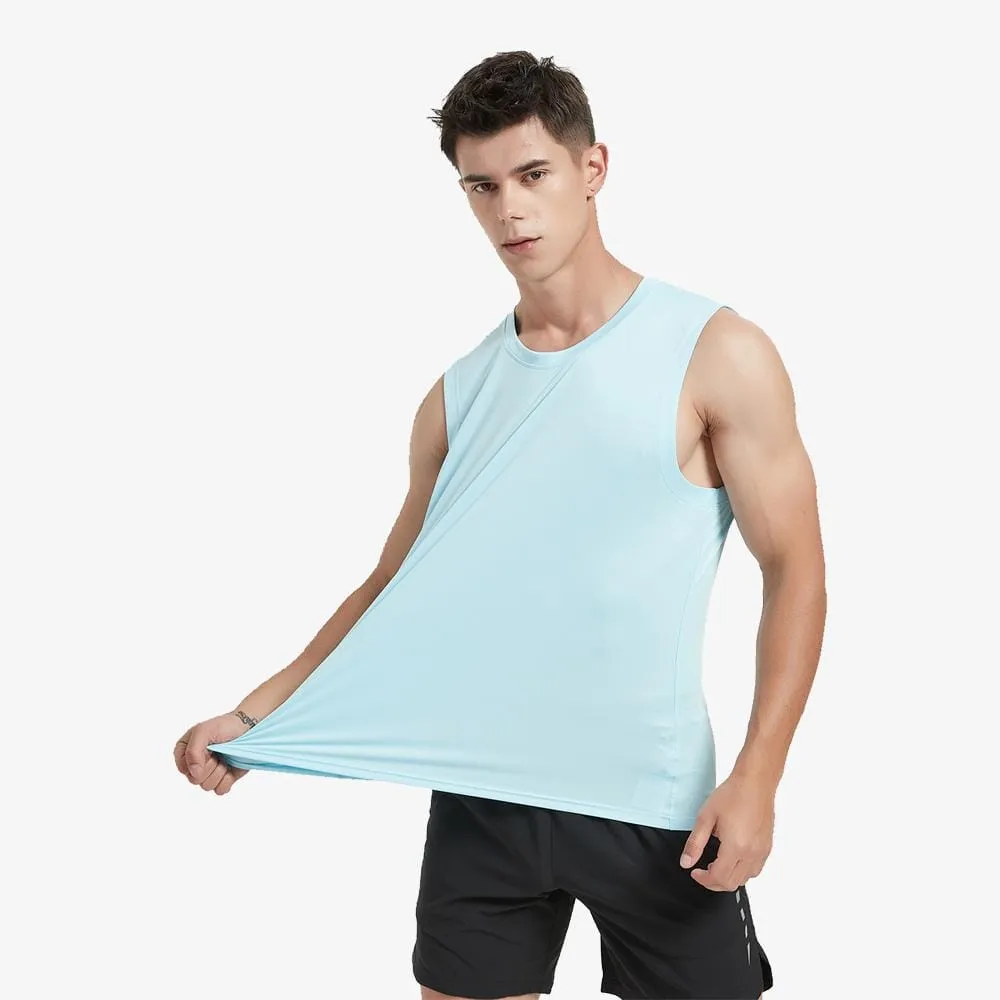 Men's Lightweight UPF 50  Sun Shirts Quick Dry Tank Tops