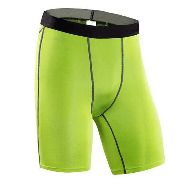 Men's PRO Tight Sports Shorts Fitness Running Quick Dry Breathable Stretch Shorts