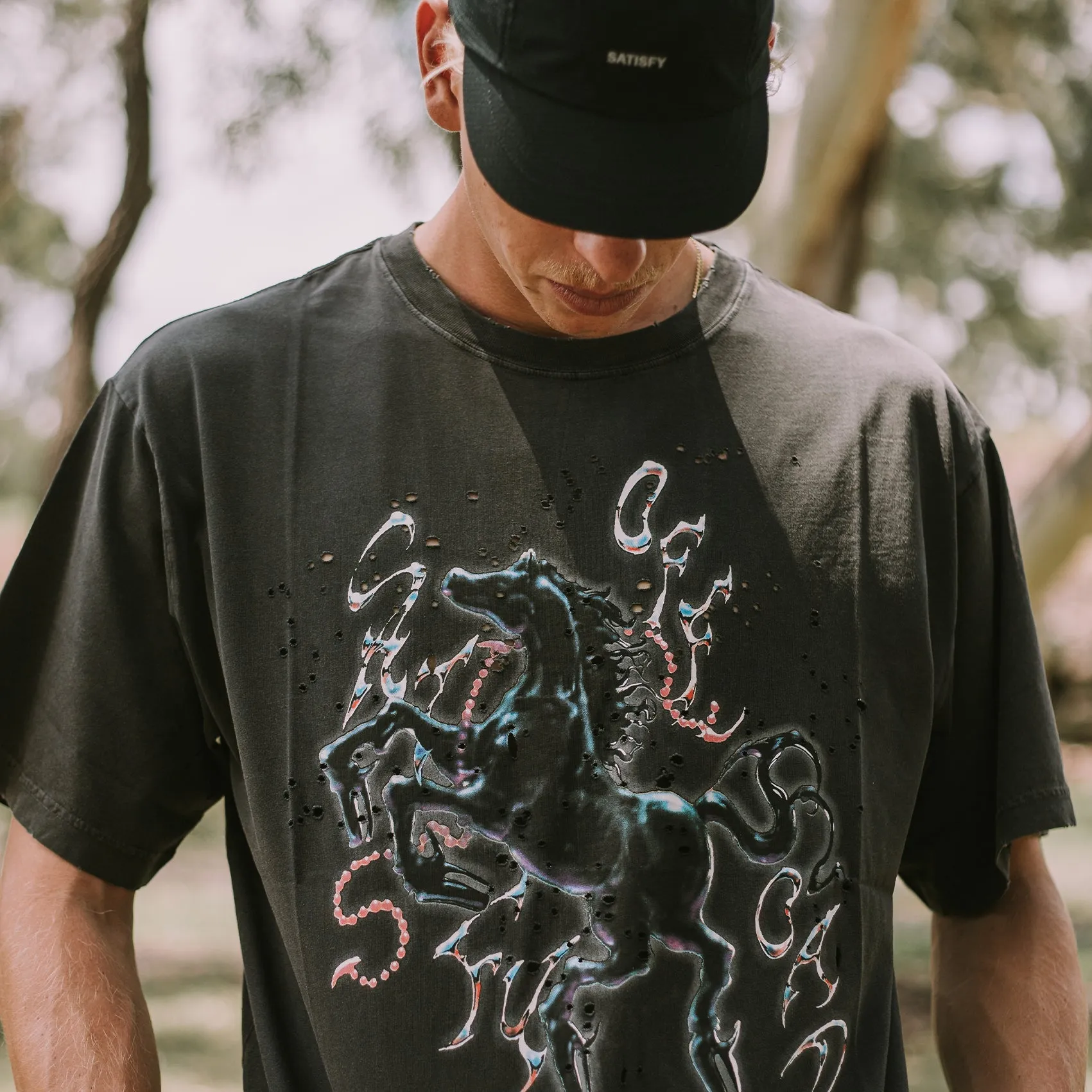 Mens Satisfy MothTech Running Tee