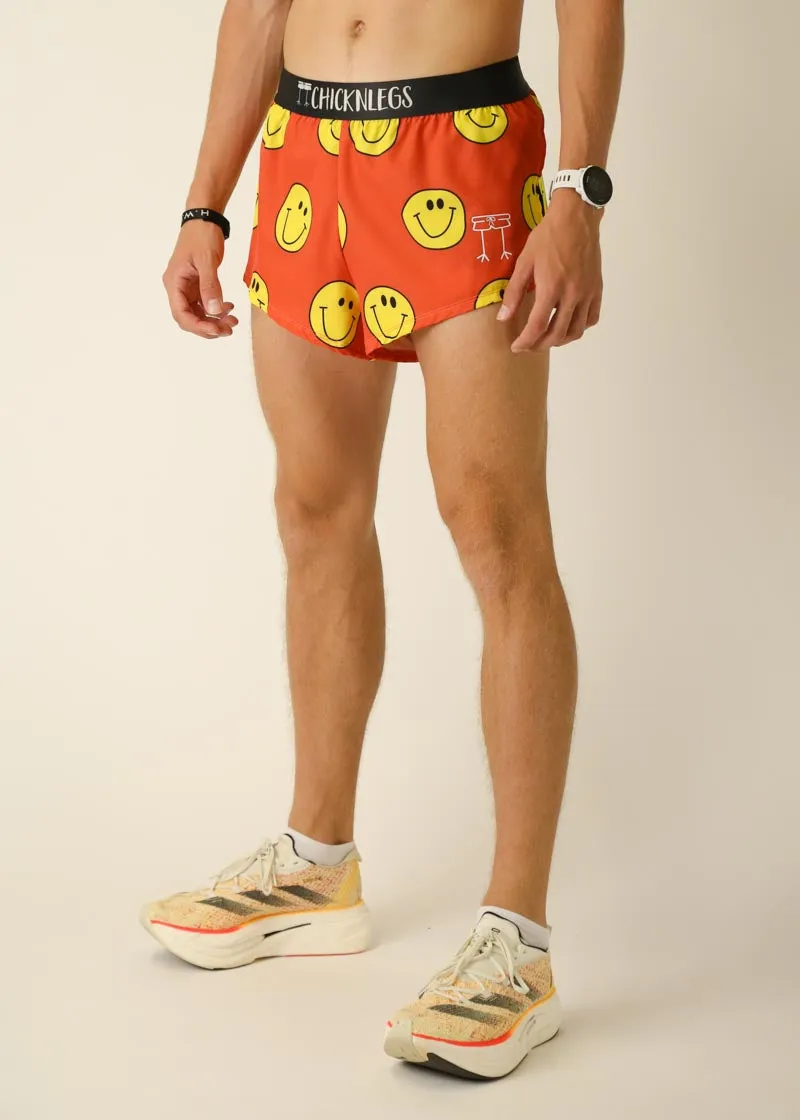 Men's Smiley 2" Split Shorts
