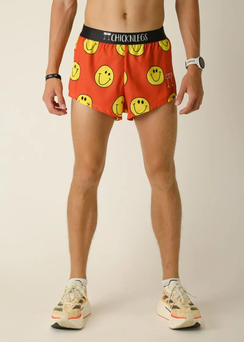 Men's Smiley 2" Split Shorts