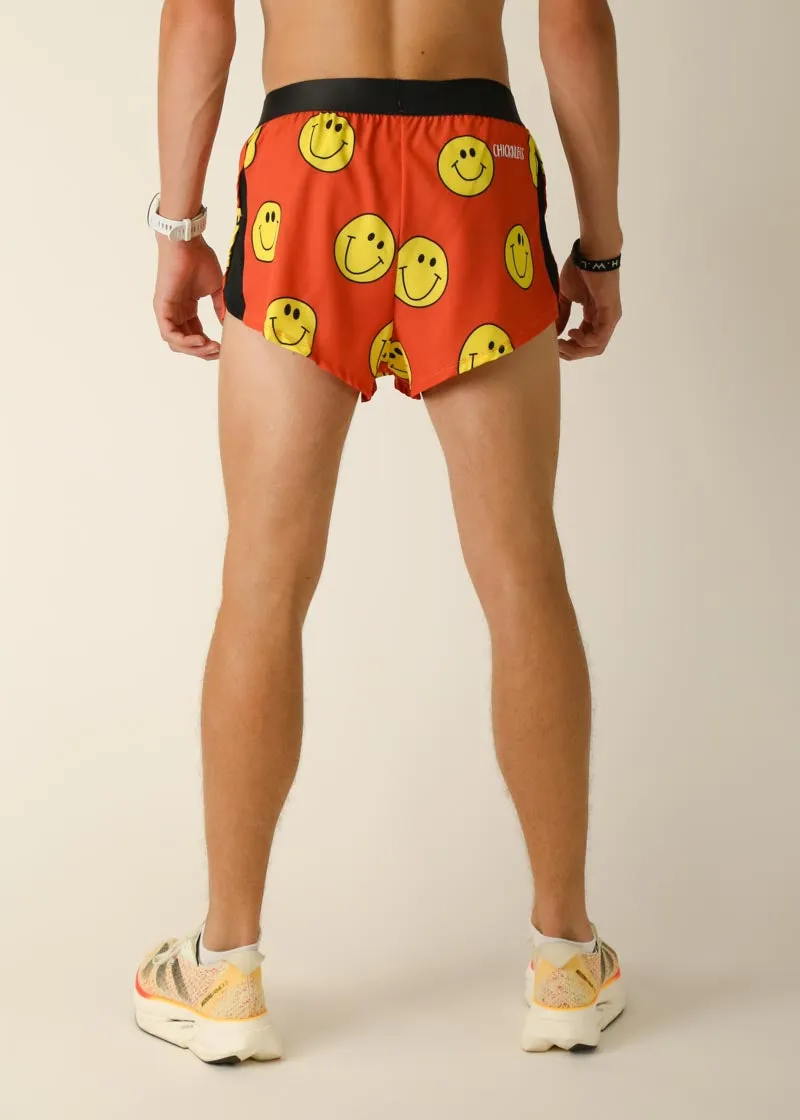 Men's Smiley 2" Split Shorts