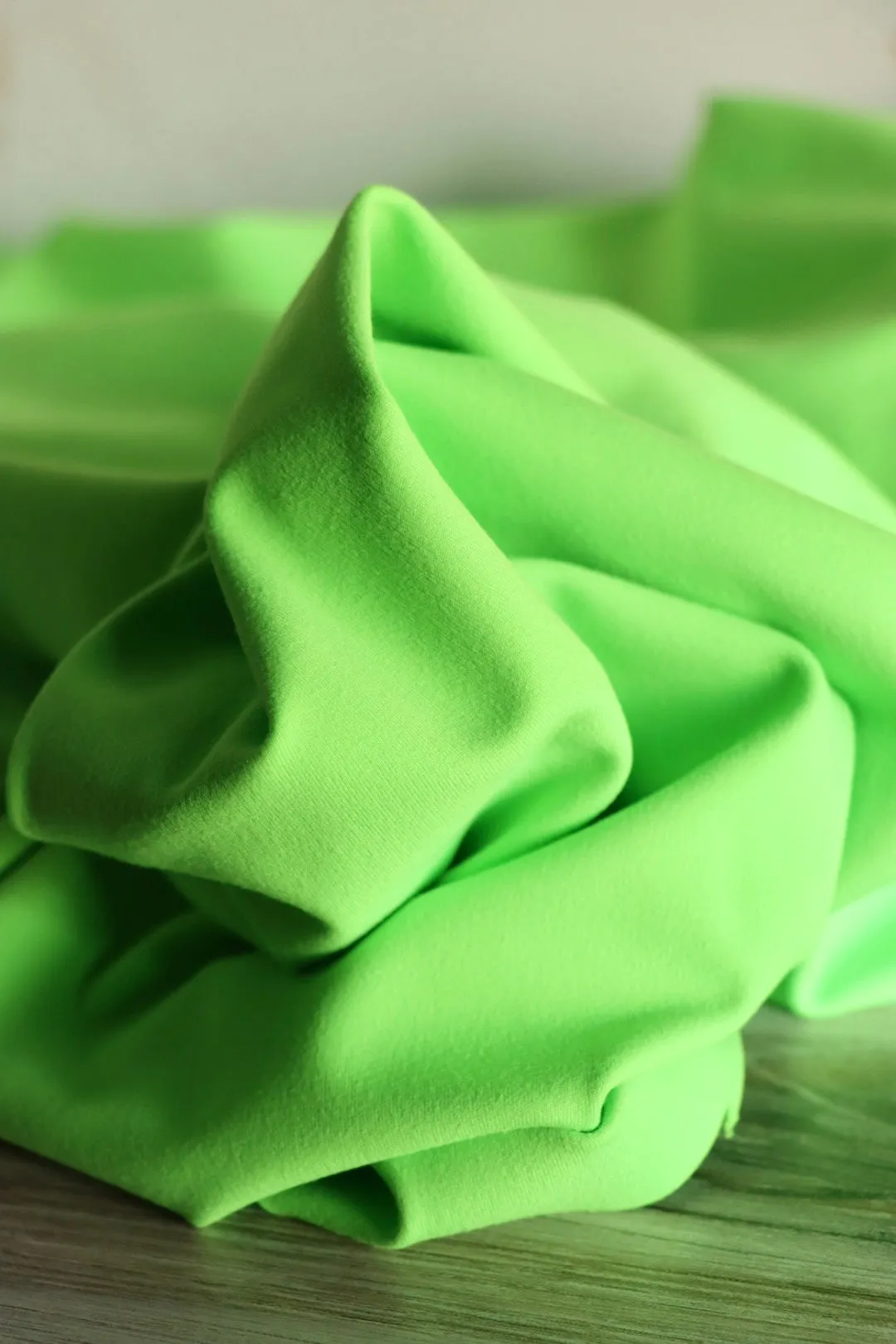 Neon Lime QUAD Performance Jersey Knit | By The Half Yard