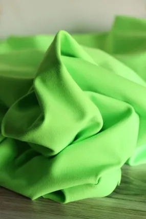 Neon Lime QUAD Performance Jersey Knit | By The Half Yard