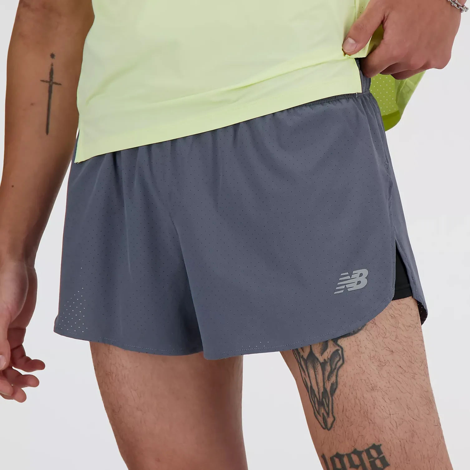 New Balance Men's RC Split Short 3"