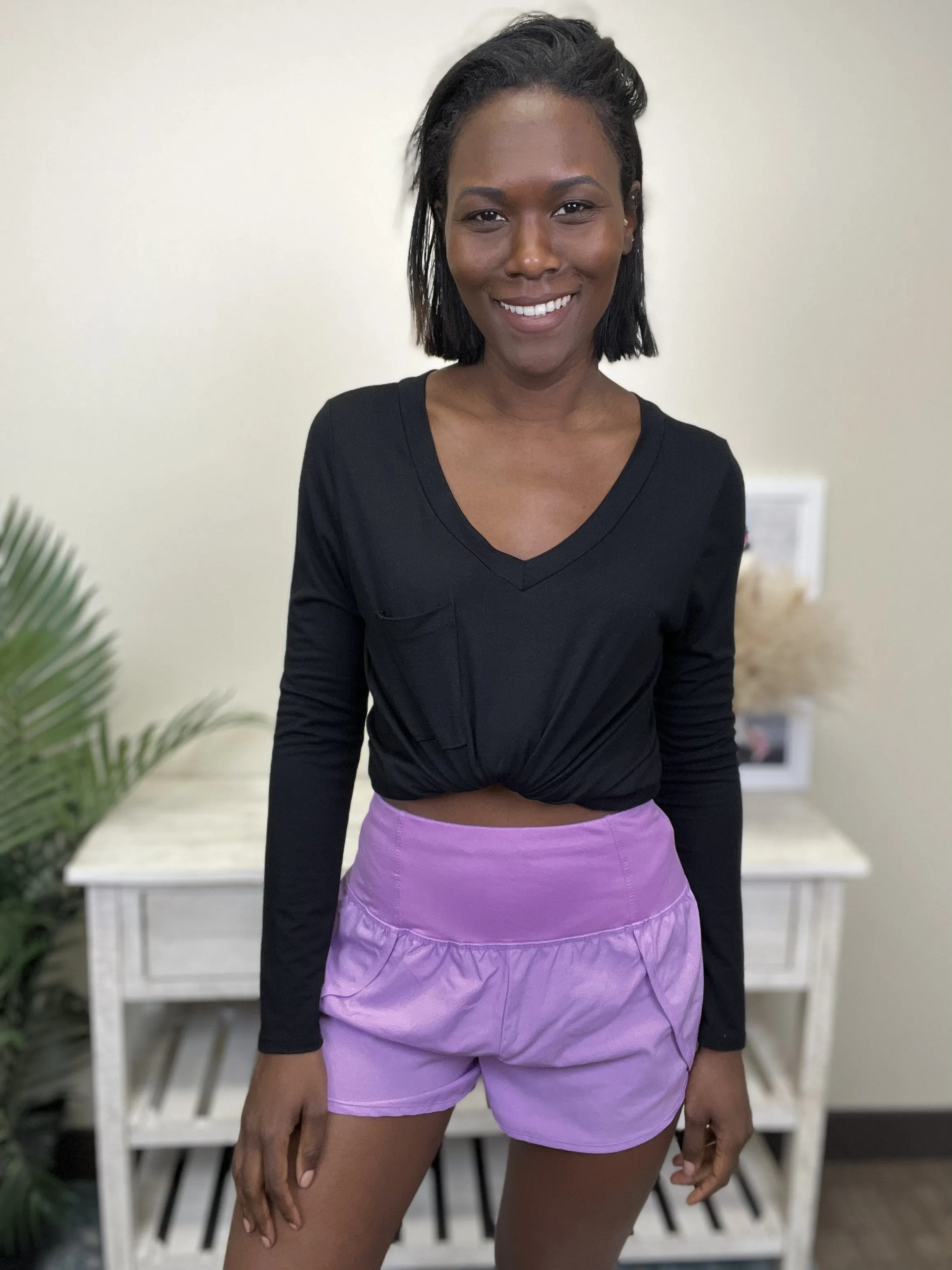 Off To A Good Start Running Shorts * Final Sale*