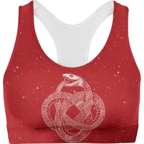 Ouroboros Sports Crop - Red Edition