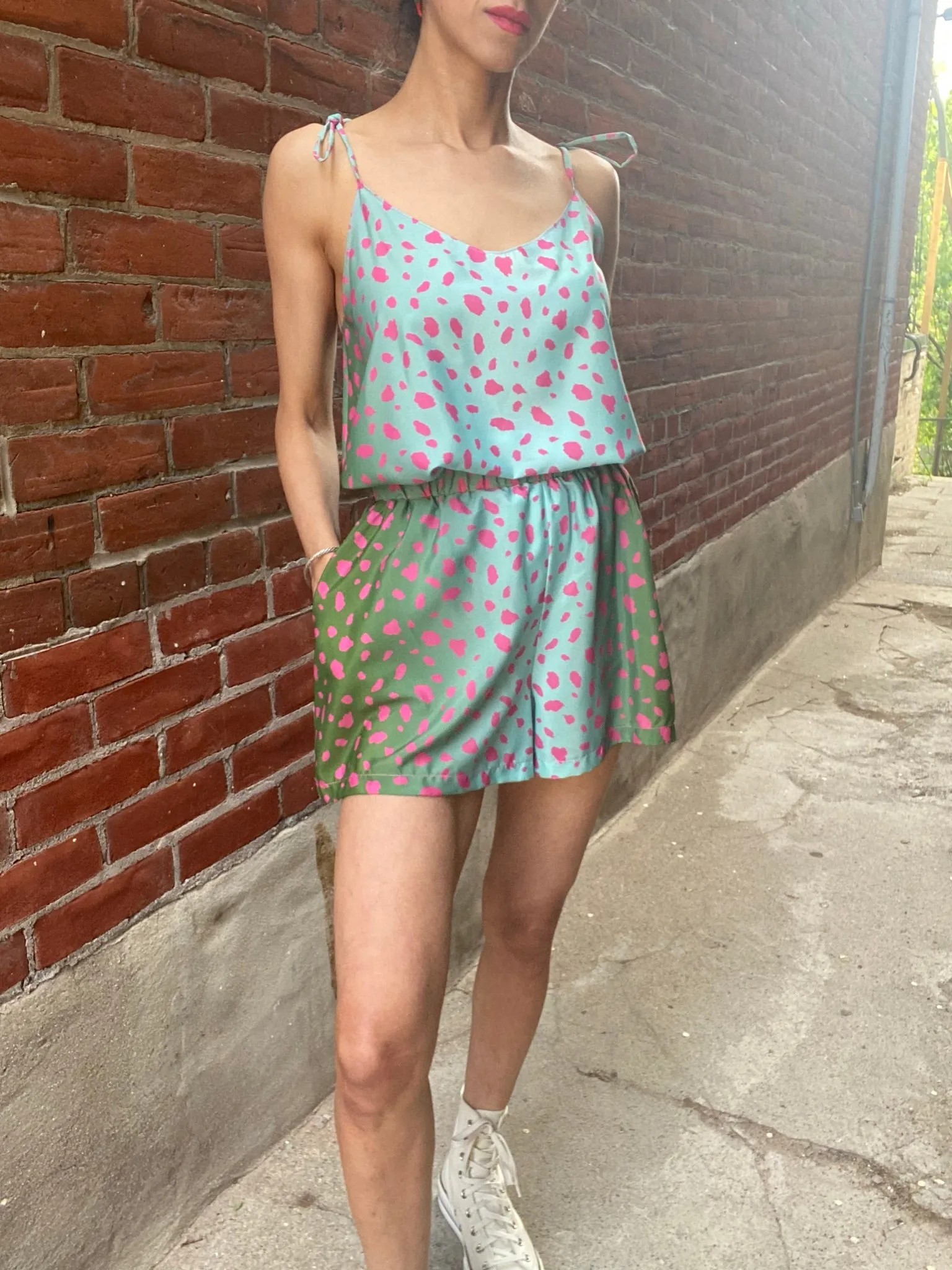 Pink Leopard Shorts