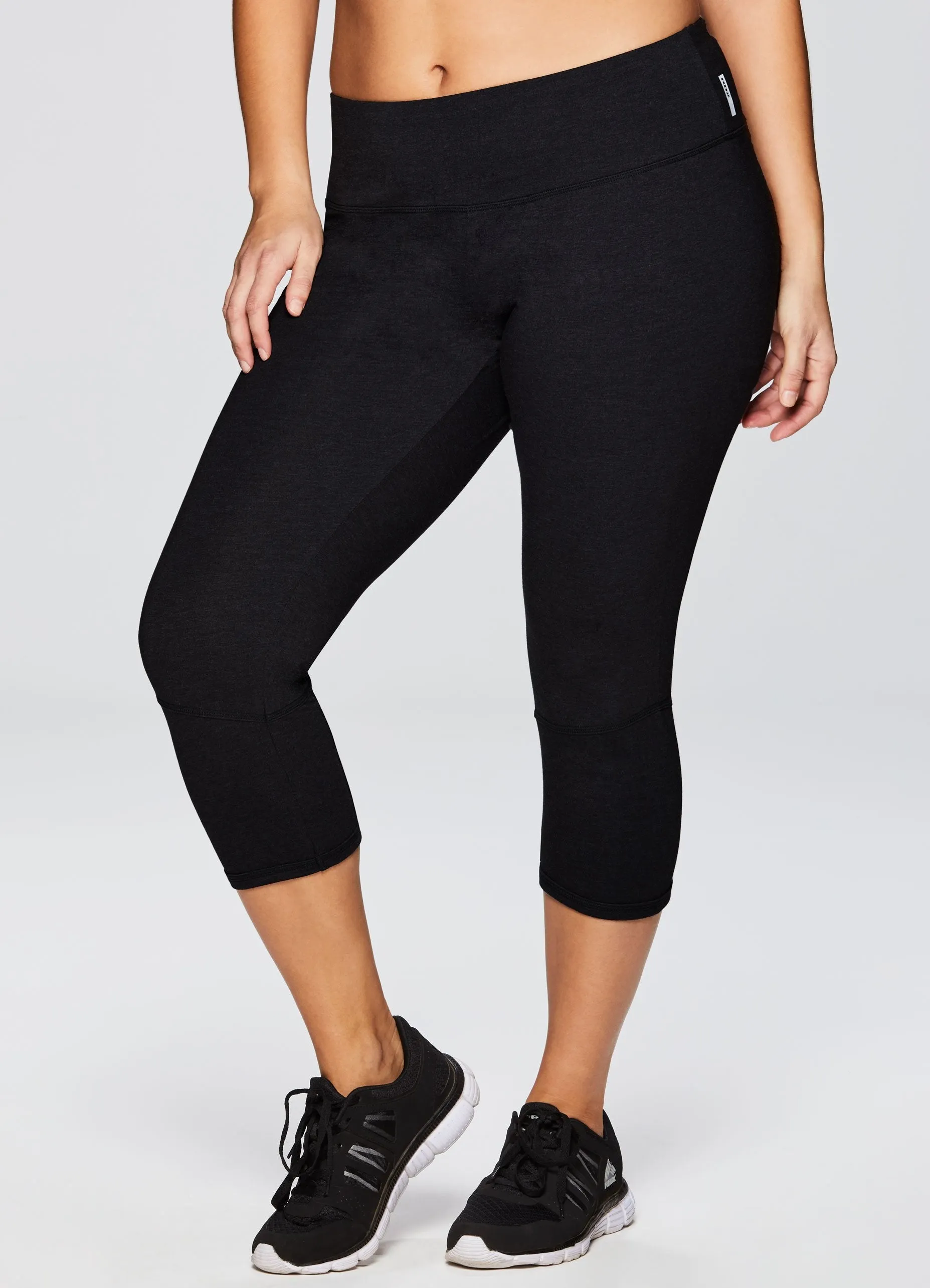 Plus Studio X-Back Cotton Spandex Capri