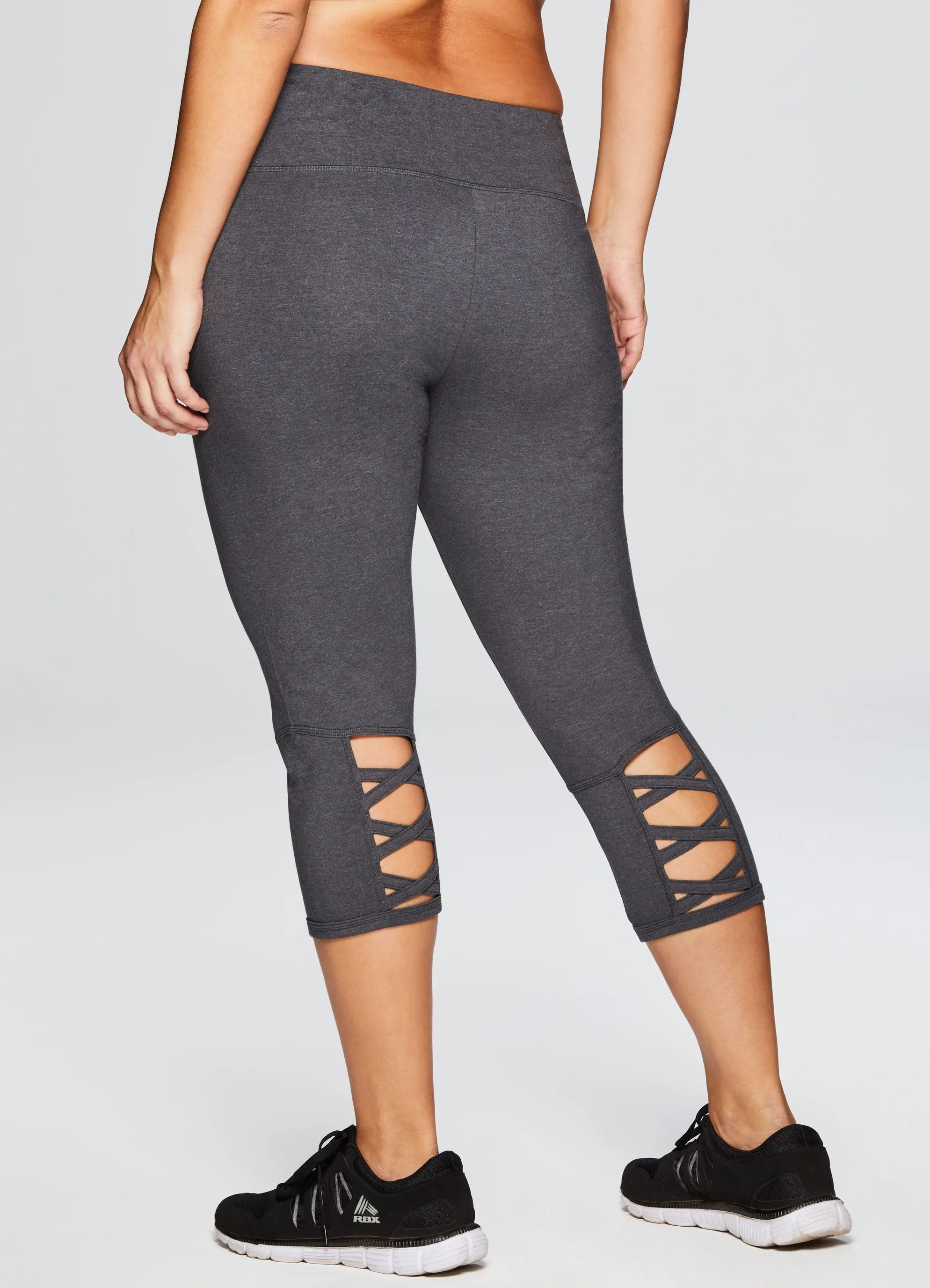 Plus Studio X-Back Cotton Spandex Capri
