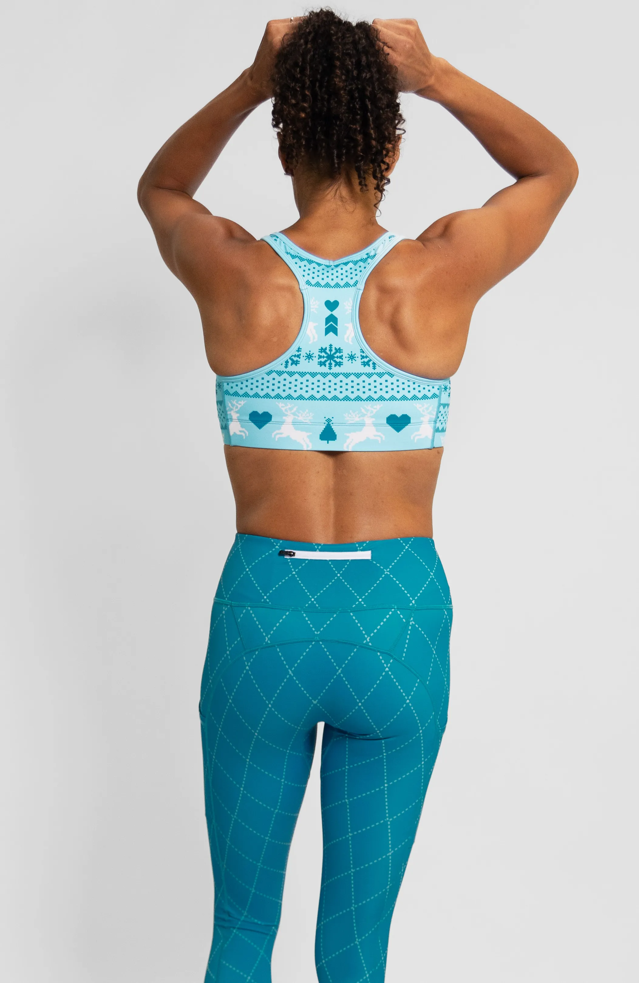 Pocket Sports Bra in Arctic