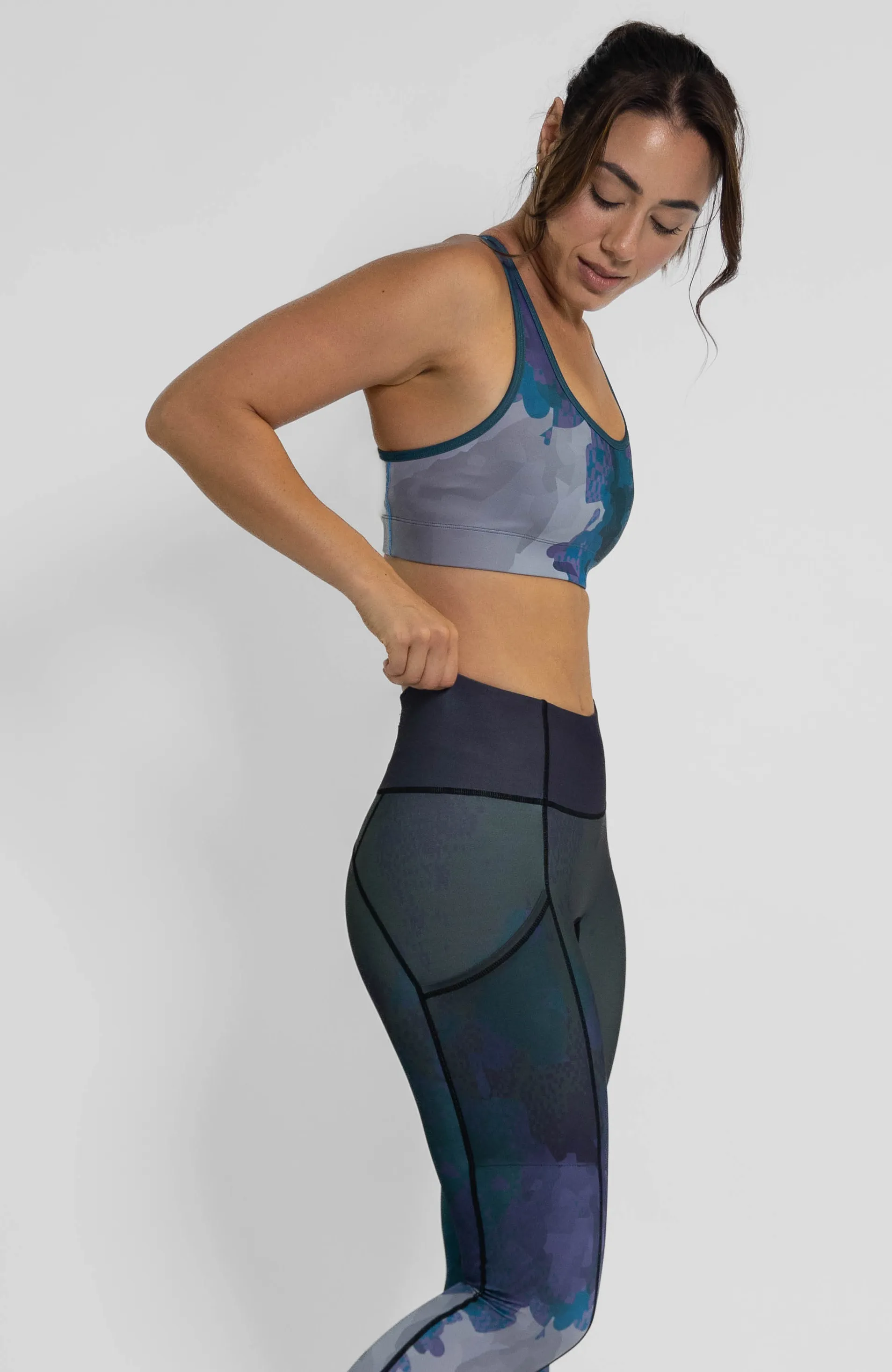 Pocket Sports Bra in Dusk