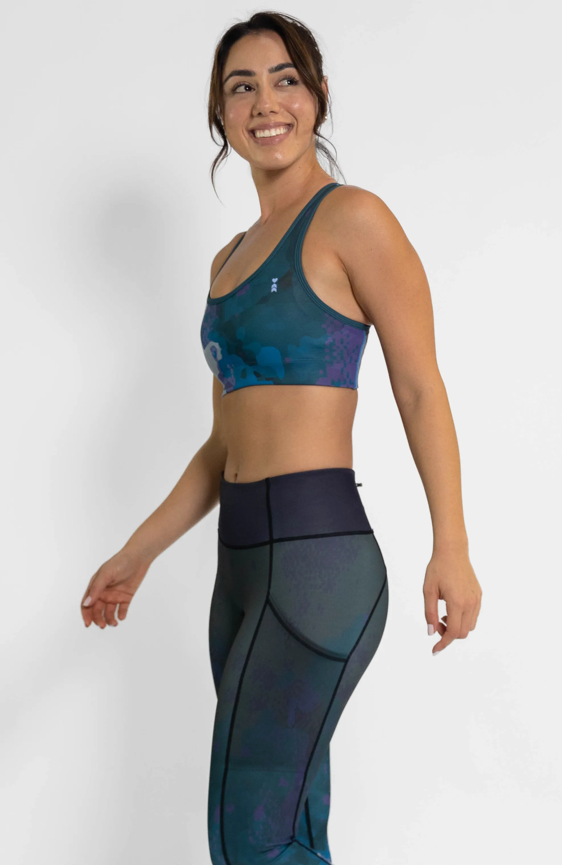 Pocket Sports Bra in Dusk