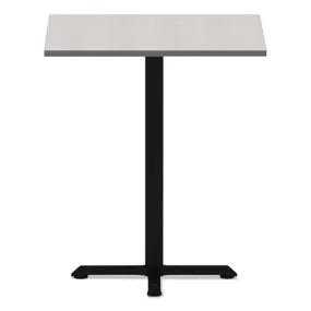 Reversible Laminate Table Top, Square, 35.38w X 35.38d, White/gray