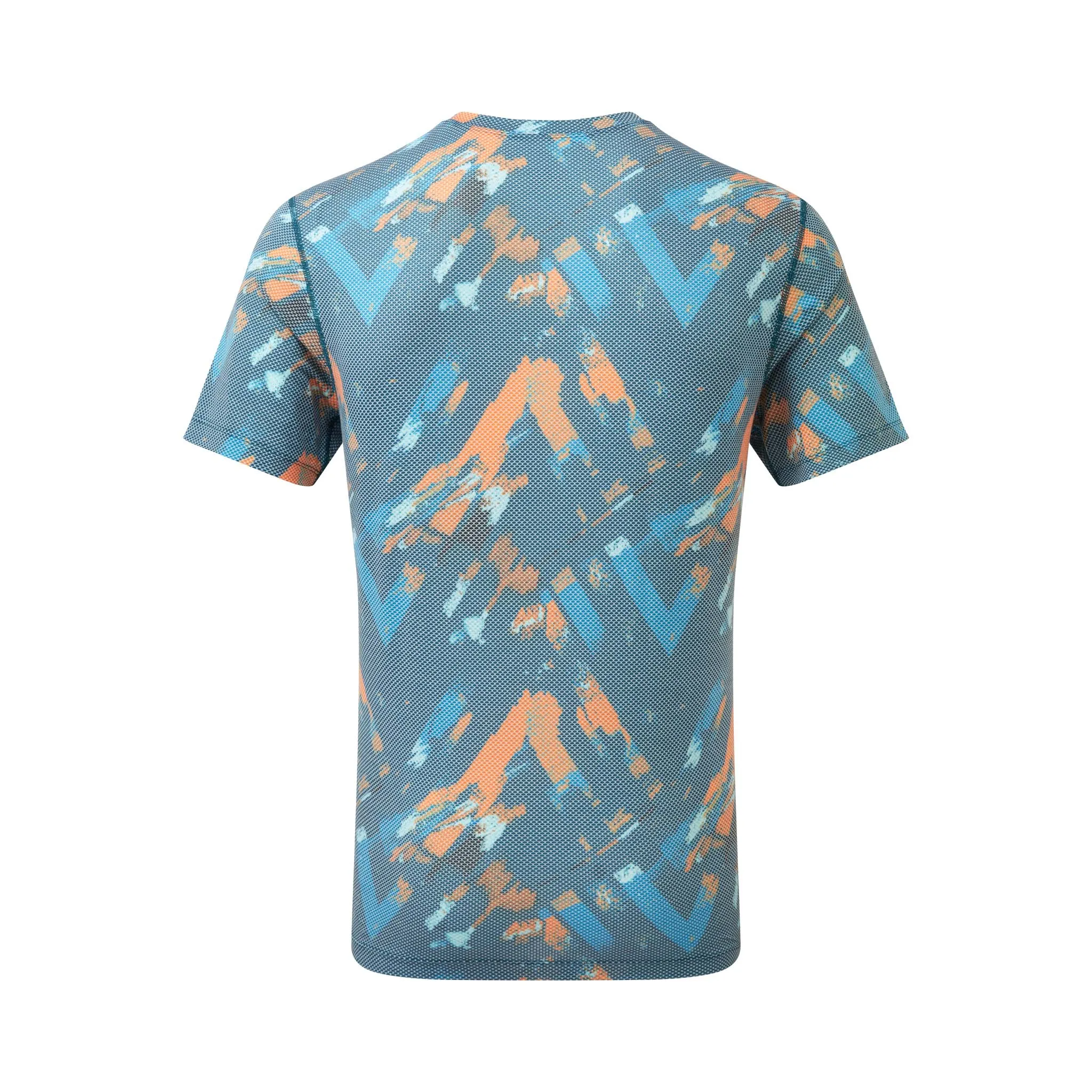 Ronhill | Men's Tech Golden Hour Tee - Legion Blue Chevron