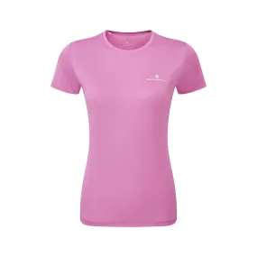 Ronhill | Women's Tech S/S Tee - Fuchsia/Honeydew