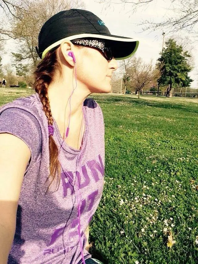Run It Fast® Women's Purple Heather Tech Shirt