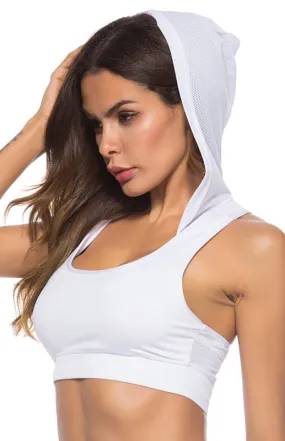 Running Quick Dry Yoga Vest with Hood
