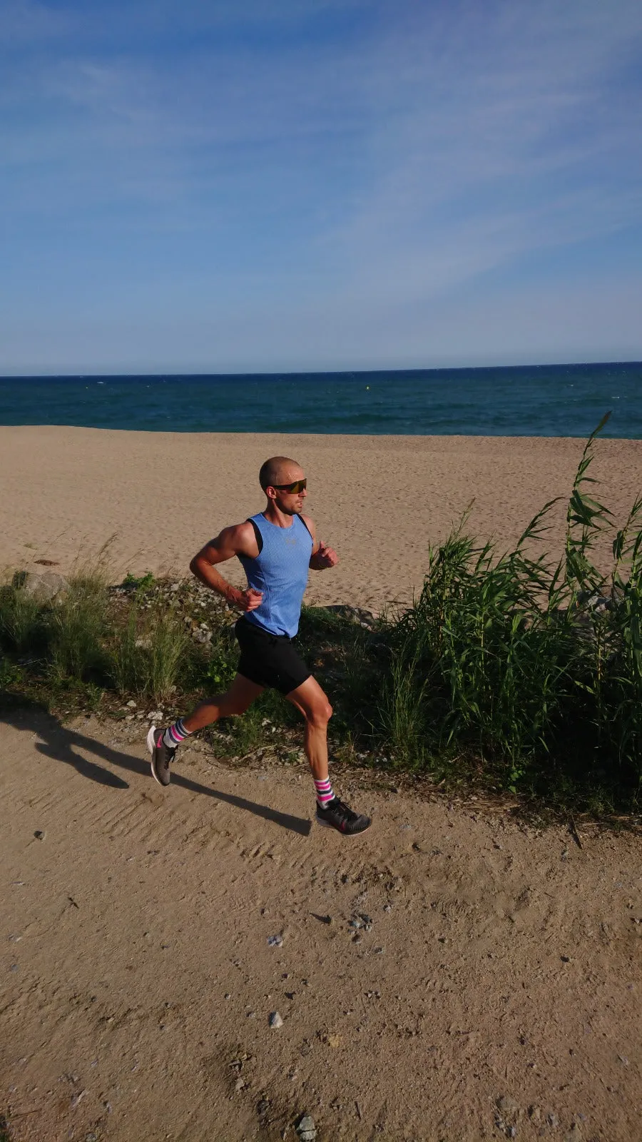 Running Singlet and Baselayer - Ultramarine Blue - Odour free | Fe226