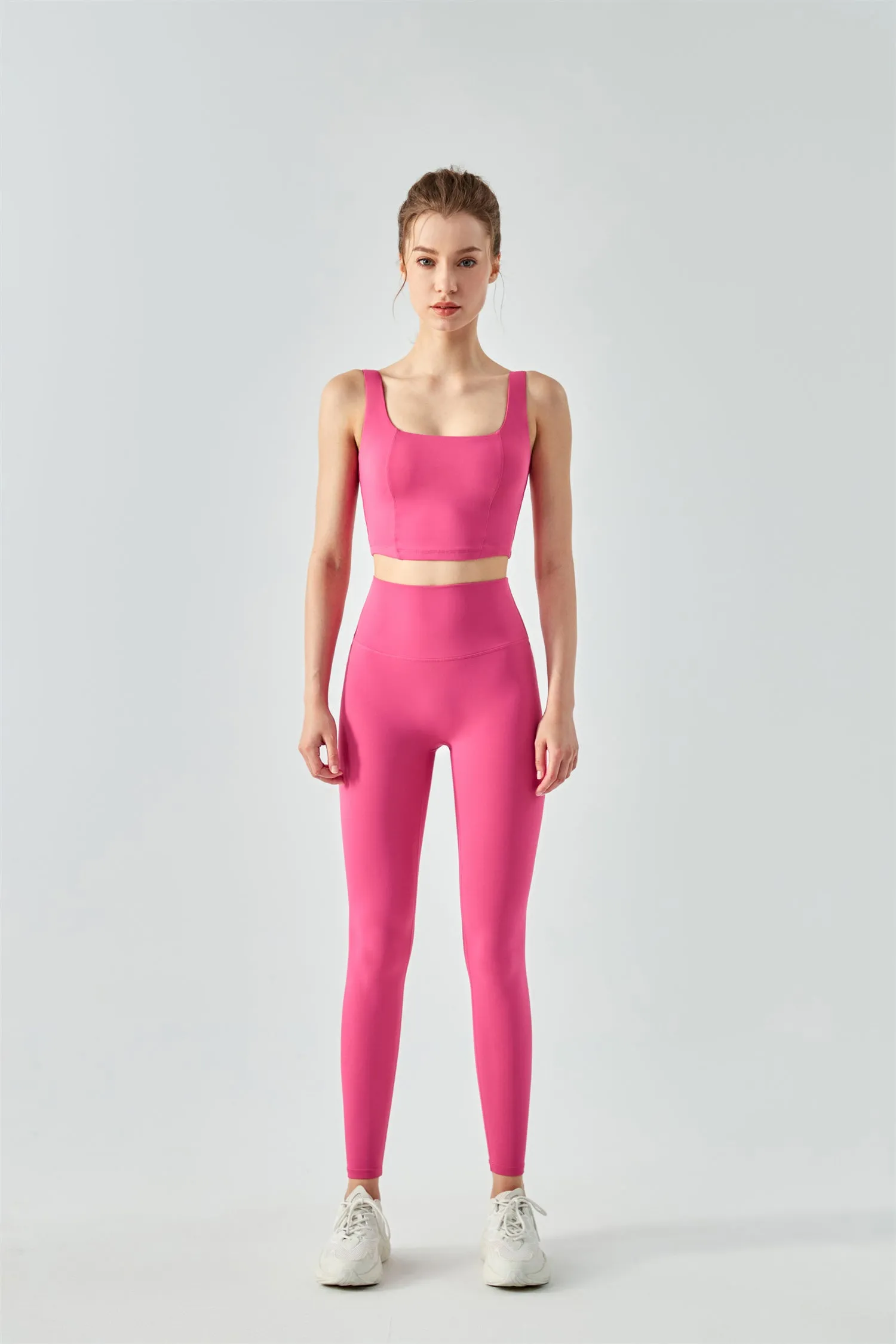 Square Neck Yoga Bra
