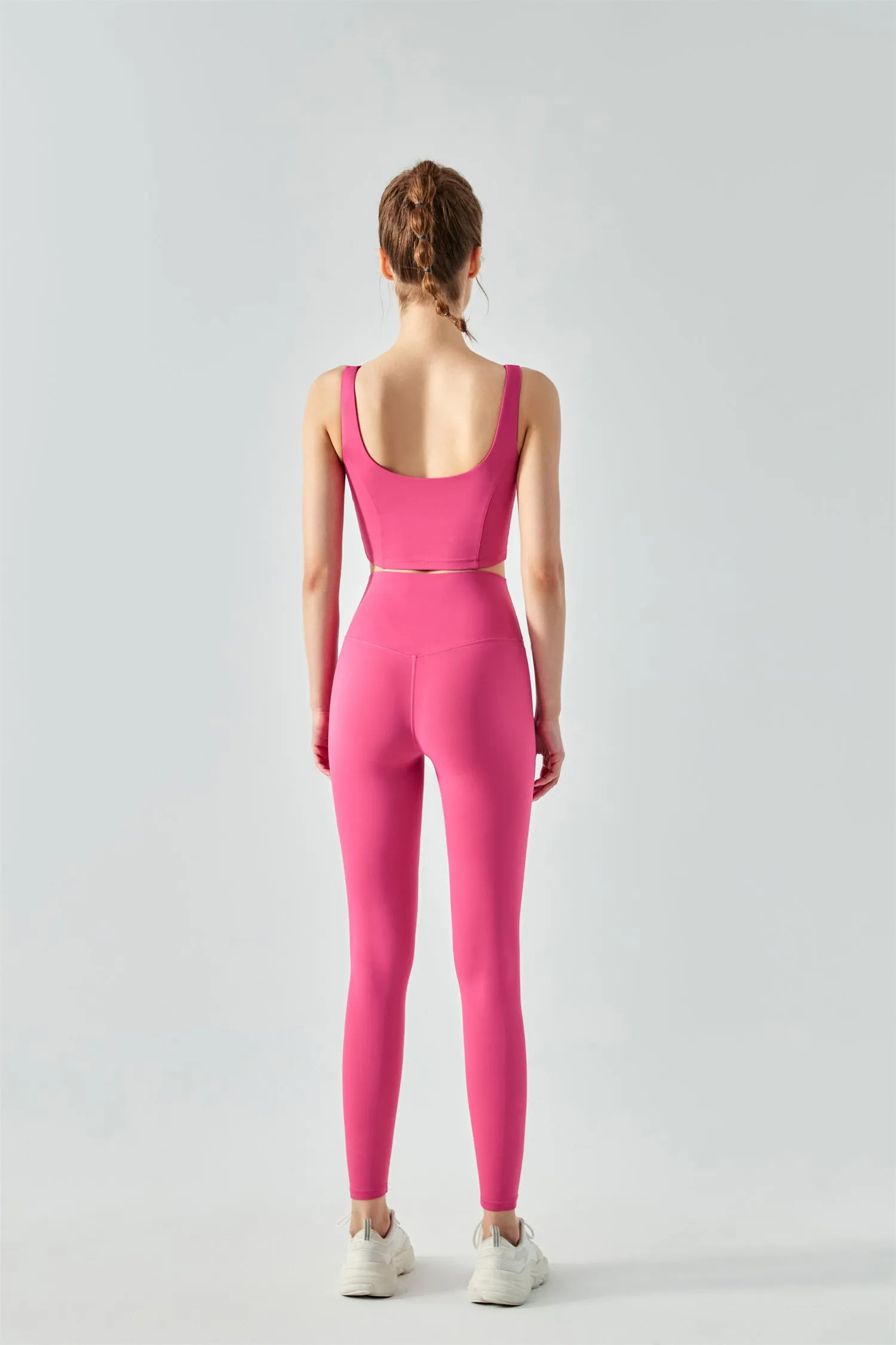 Square Neck Yoga Bra