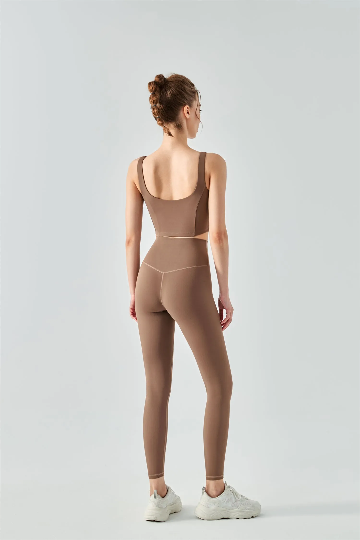 Square Neck Yoga Bra