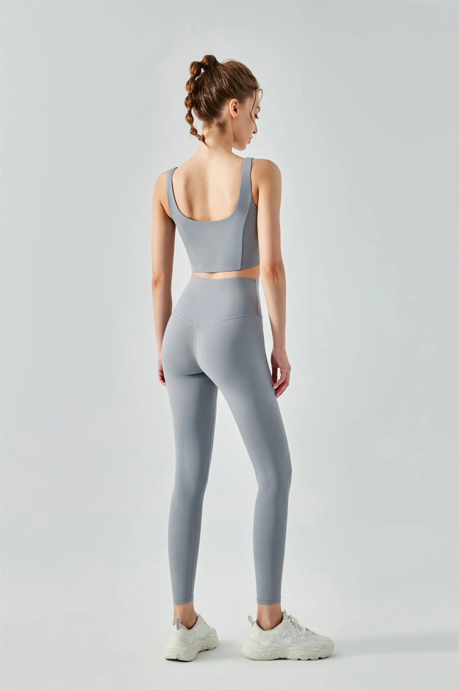 Square Neck Yoga Bra