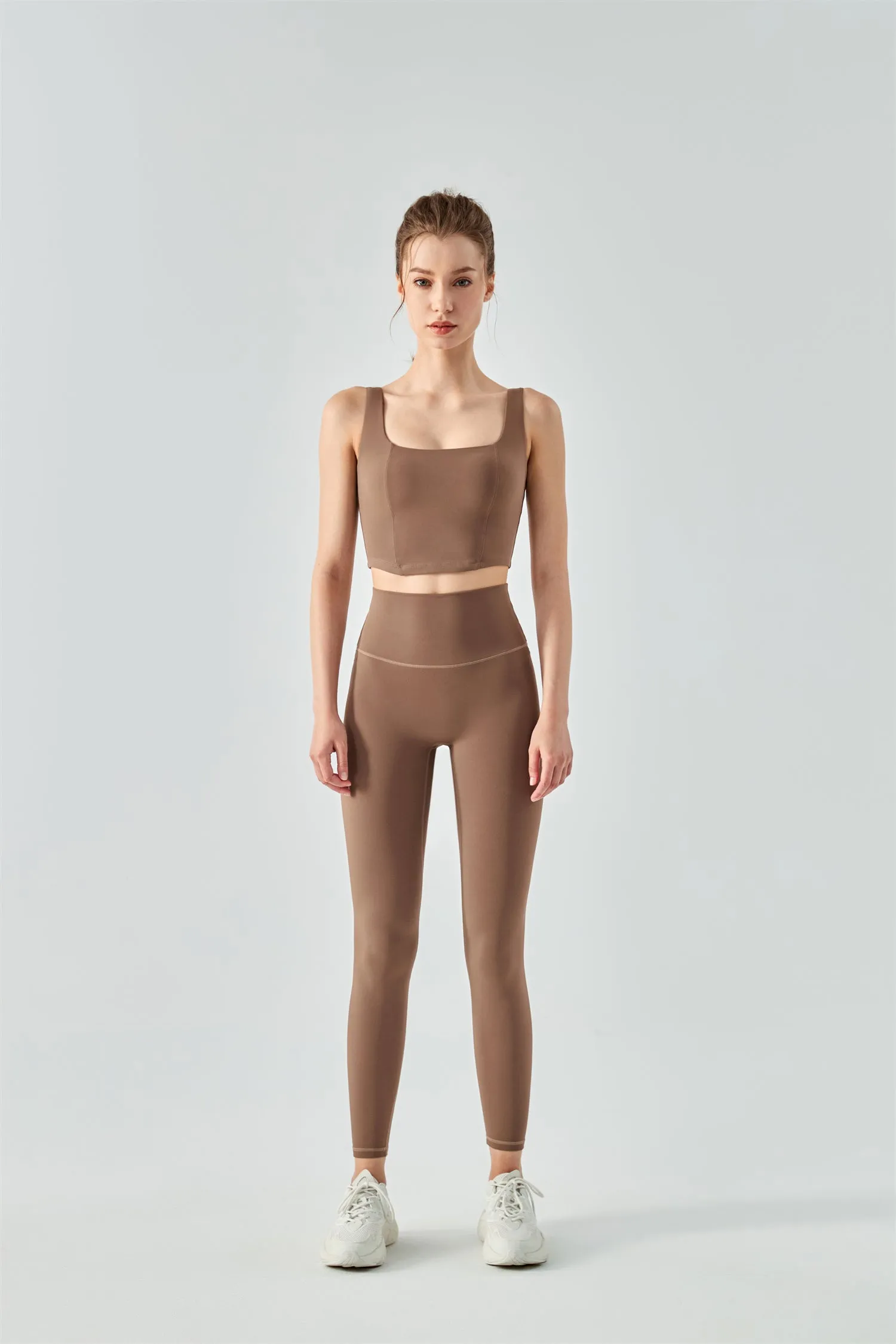 Square Neck Yoga Bra