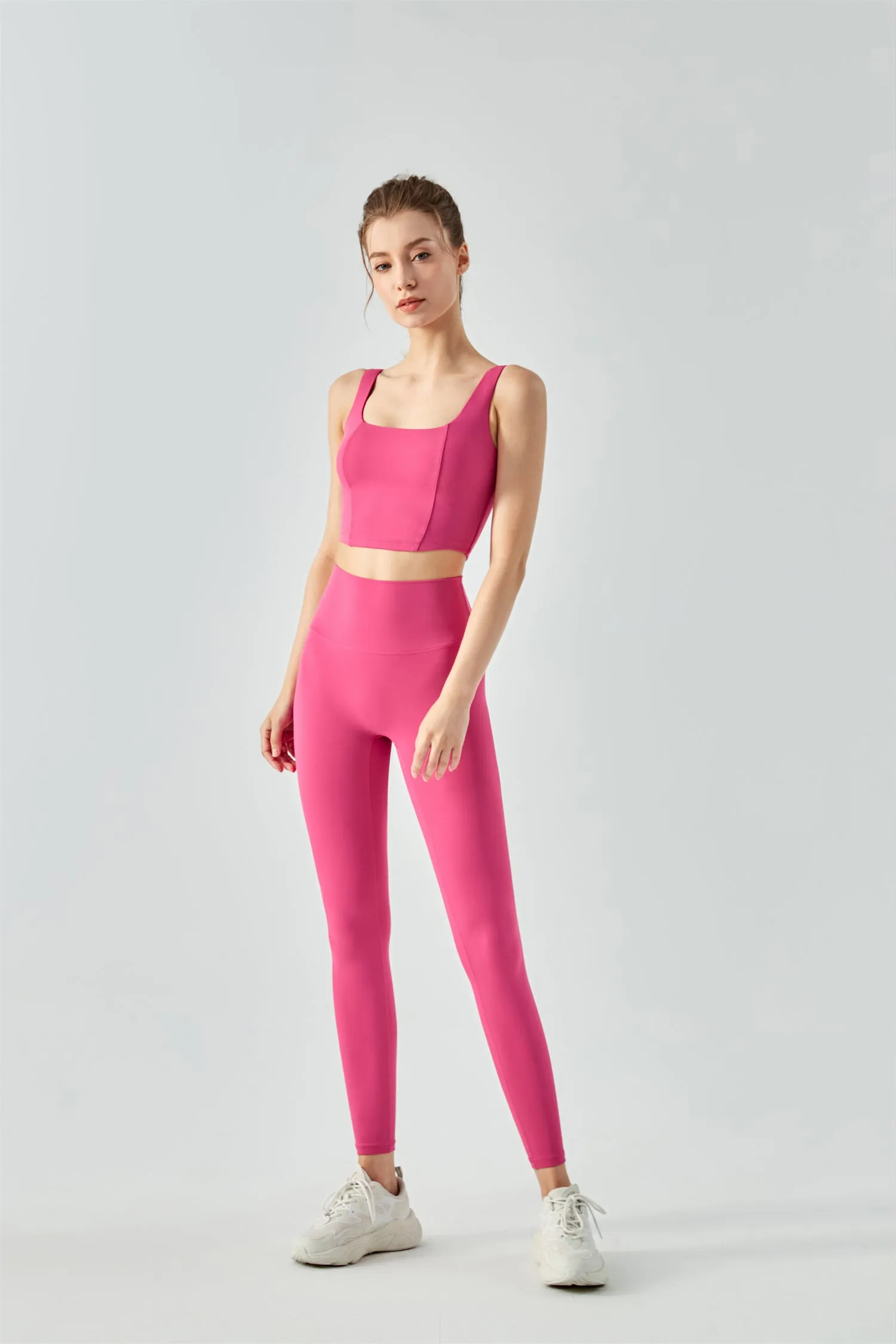 Square Neck Yoga Bra