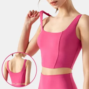 Square Neck Yoga Bra