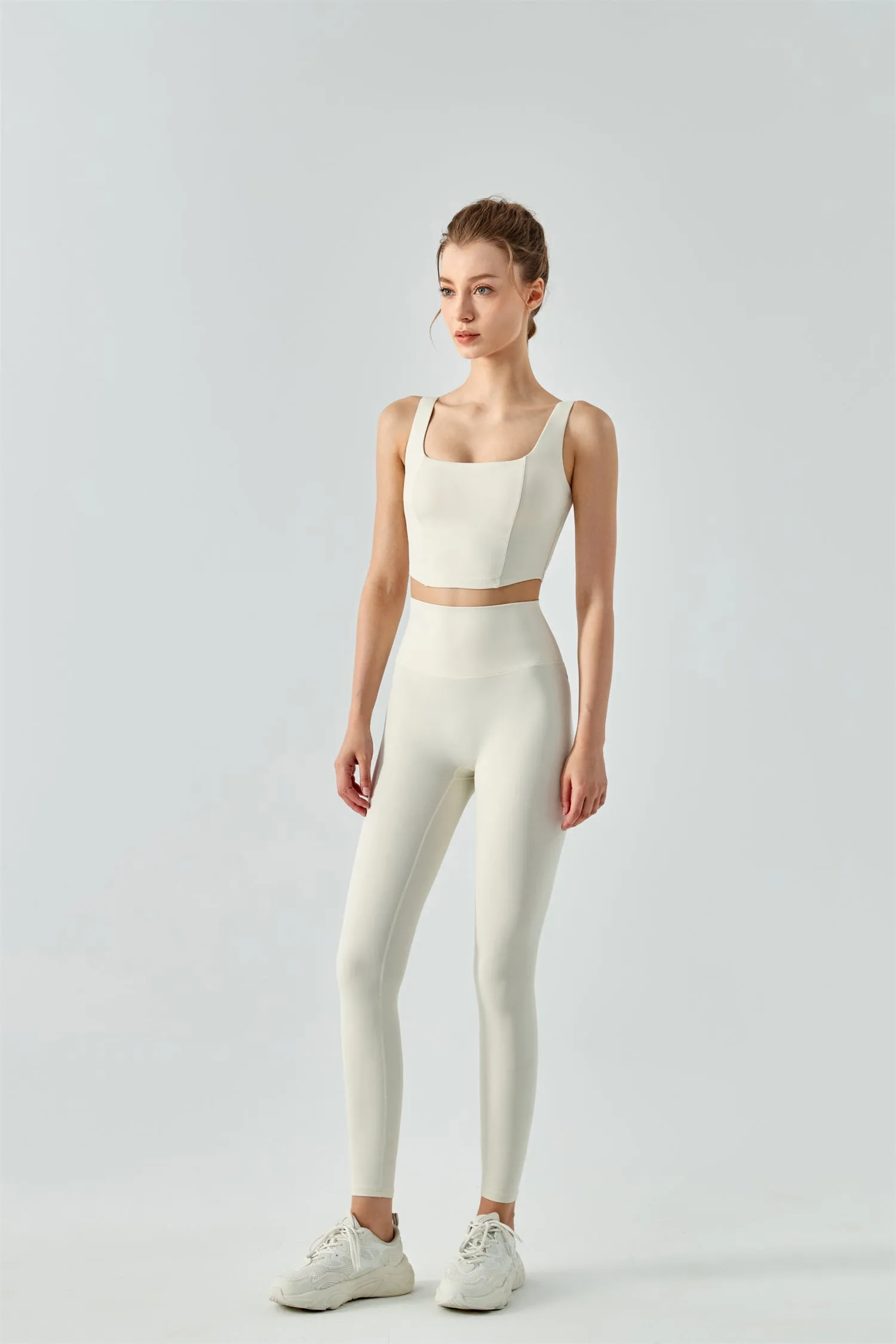 Square Neck Yoga Bra