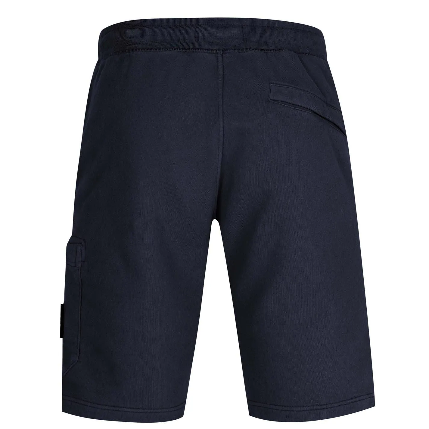 STONE ISLAND BADGE SWEAT SHORTS NAVY