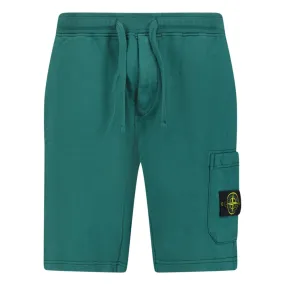 Stone Island Cotton Sweat Shorts Green