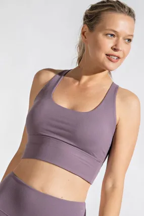 Strappy Criss Cross Back Padded Butter Bralette