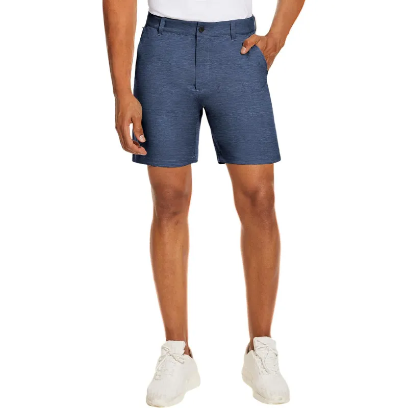Stretch Shorts With Quick Dry Fabric And Pockets