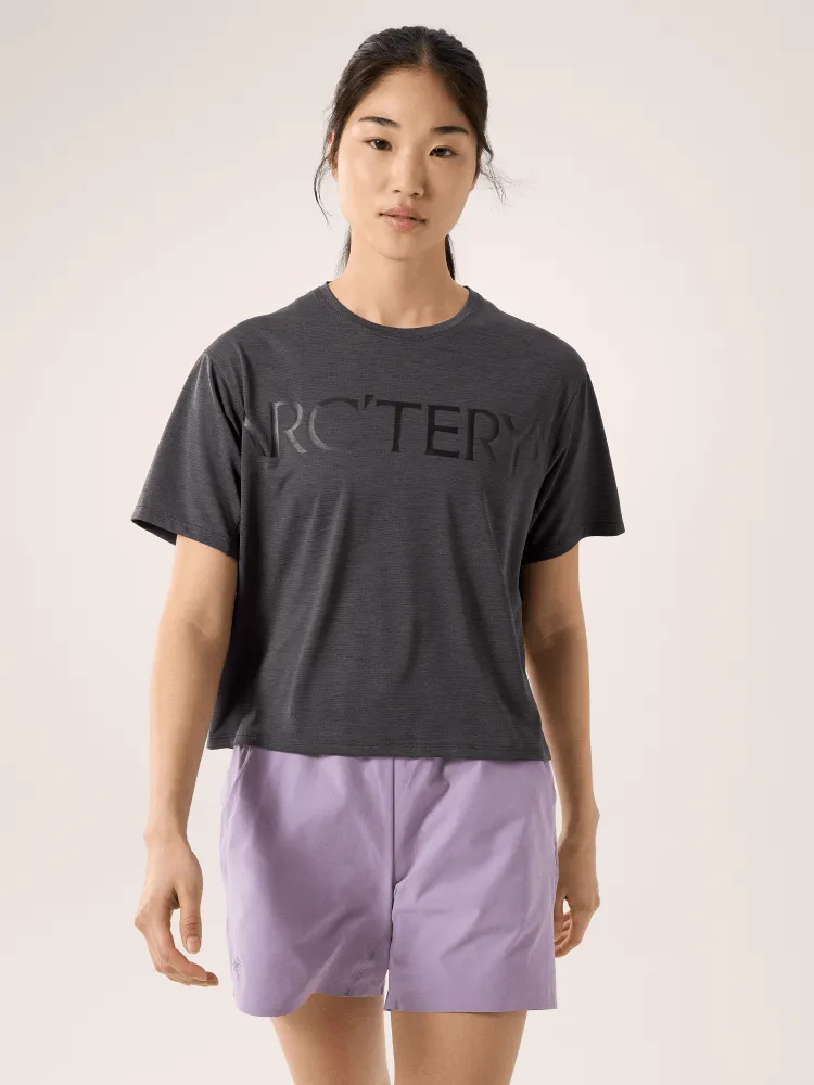 Taema Crop Word SS Women's